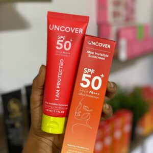 UNCOVER Aloe Invisible Sunscreen SPF 50+ PA++++ 80ml
