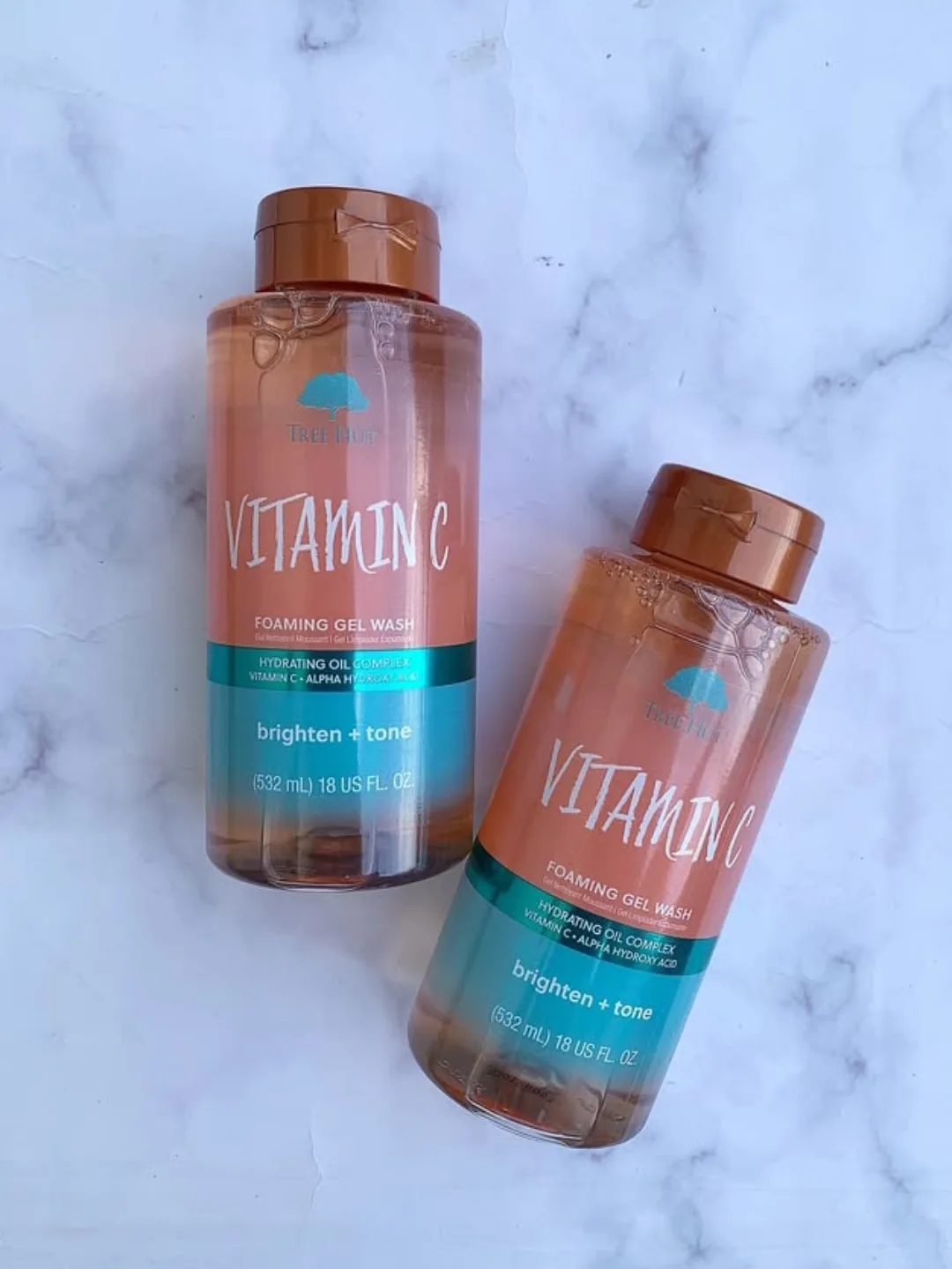 TREE HUT Vitamin C Foaming Gel Wash - brighten + tone 532ml